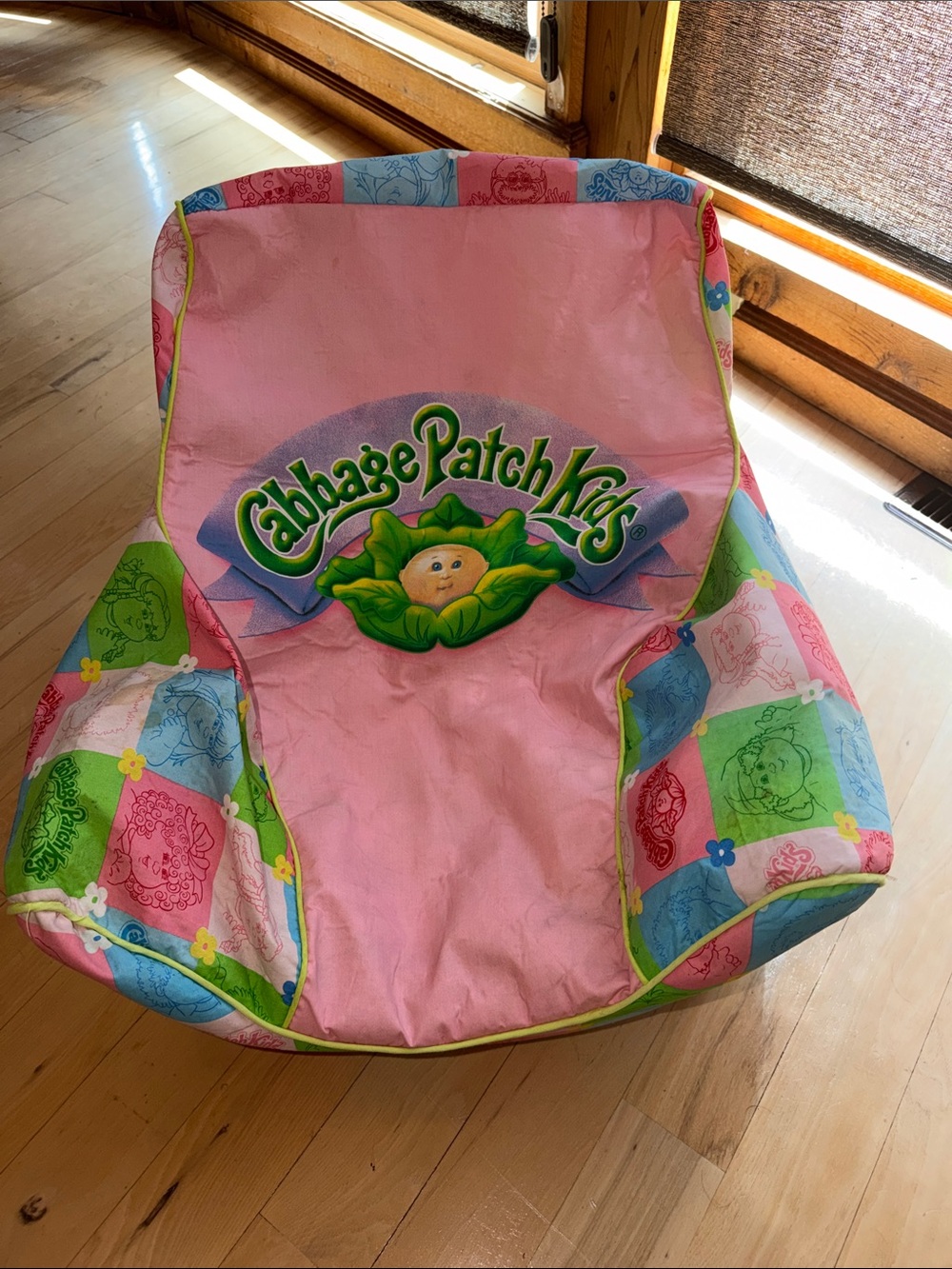 RARE Vintage 1980-90’s Cabbage Patch Kids Themed Bean Bag Chair No marks, tears
